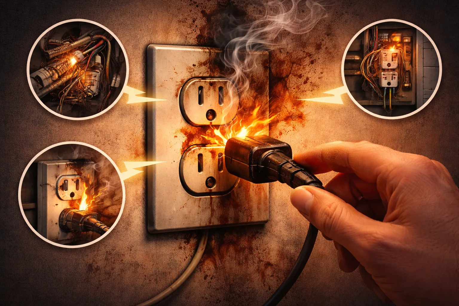 آیا جرقه کوچک پریز طبیعی است؟