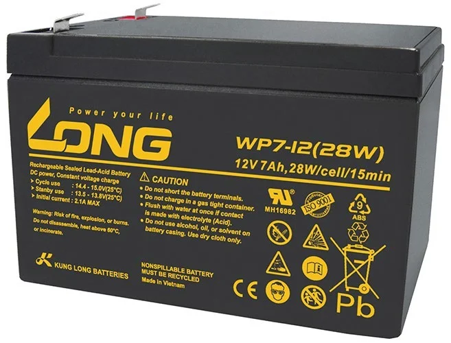 باتری LONG WP7-12(28W)؛ تصویر منتشرشده سازنده