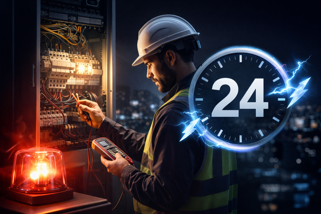 برقکاری 24 ساعته اورژانسی