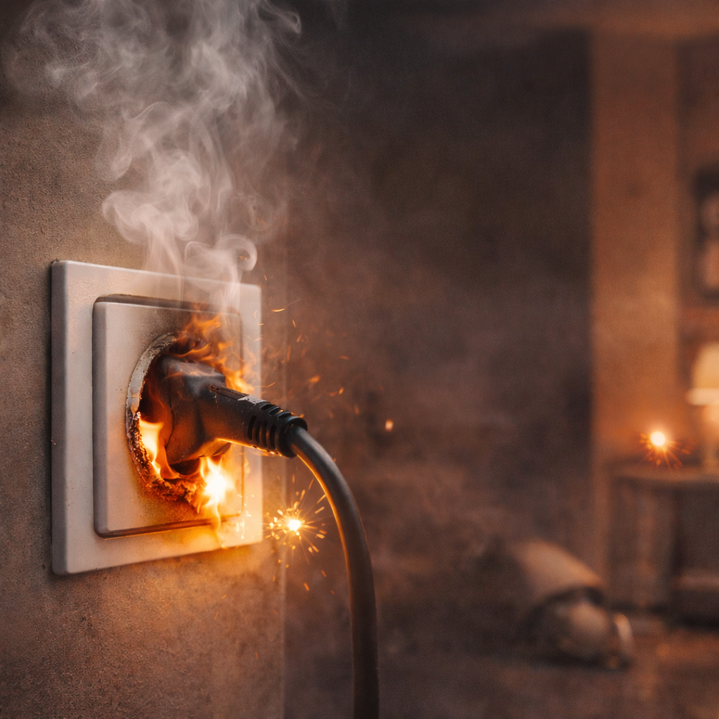 علت داغ شدن کلید و پریز برق چیست؟ بررسی تخصصی + راهکارهای ایمن